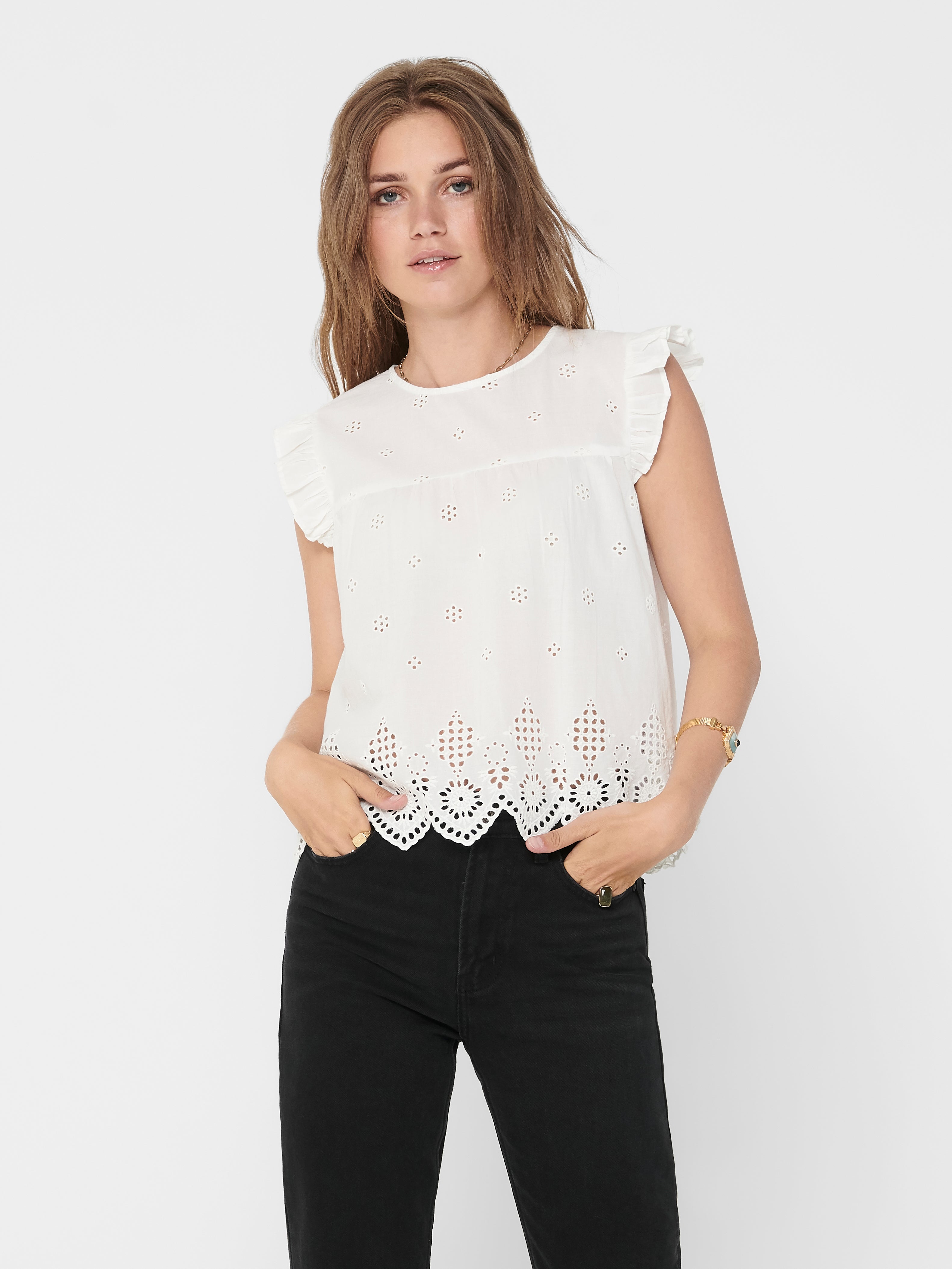 ONLSILLA Top Cloud Dancer
