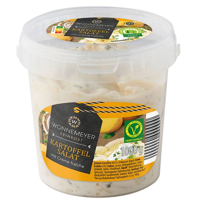 WONNEMEYER Salatschale 1 kg, Kartoffelsalat Creme Fraiche