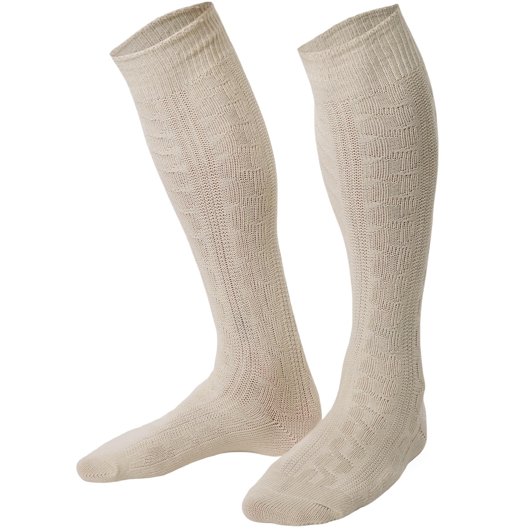tectake® Kniestrümpfe weiß