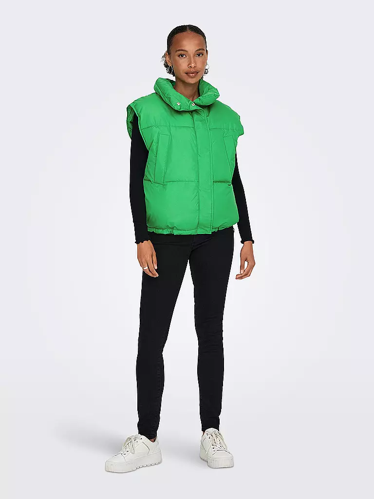 ONLY Steppgilet ONLTENNA grün