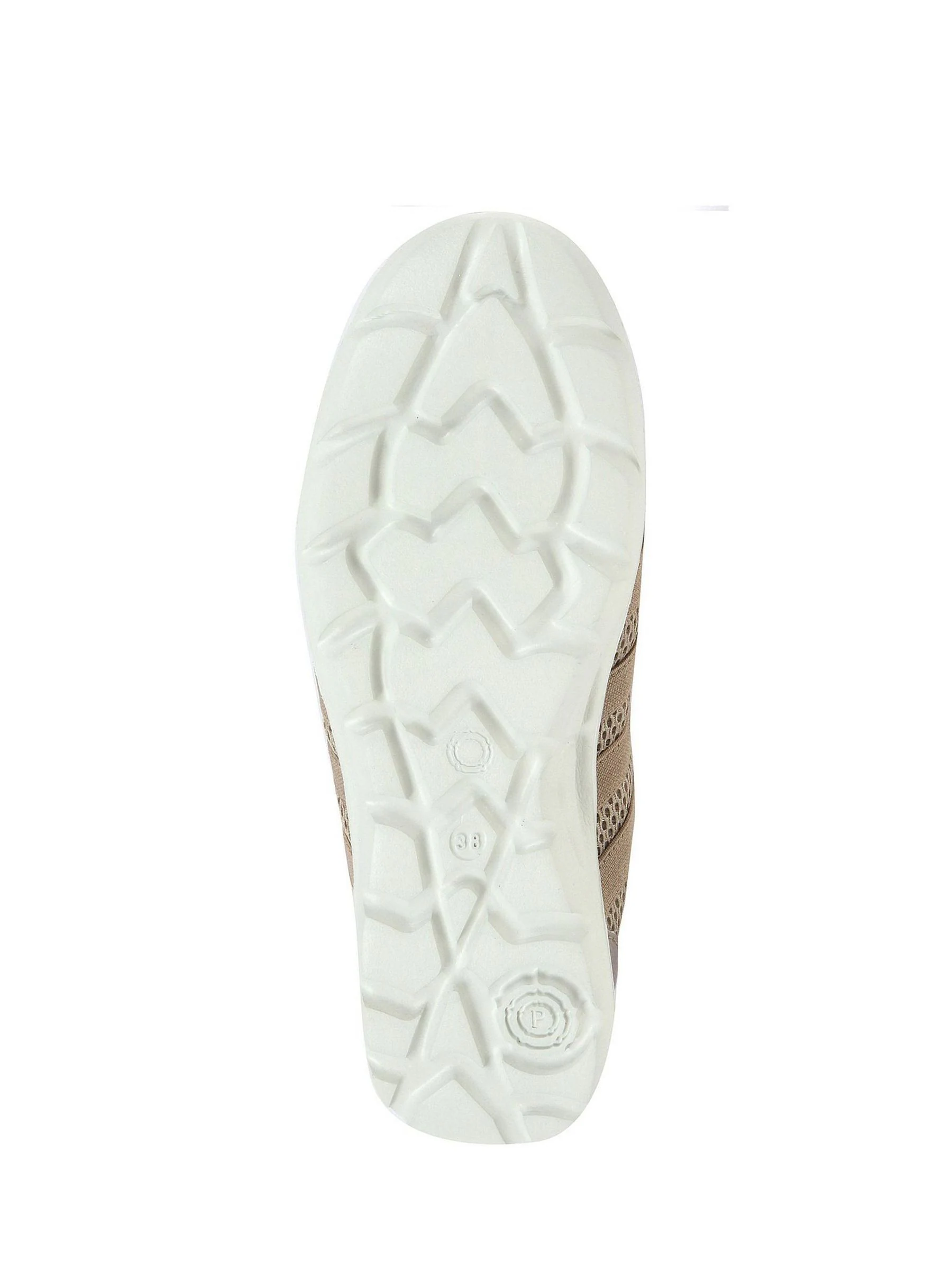 Tin - Pavers Leather Ladies Wide Fit Casual Slip-On Shoes
