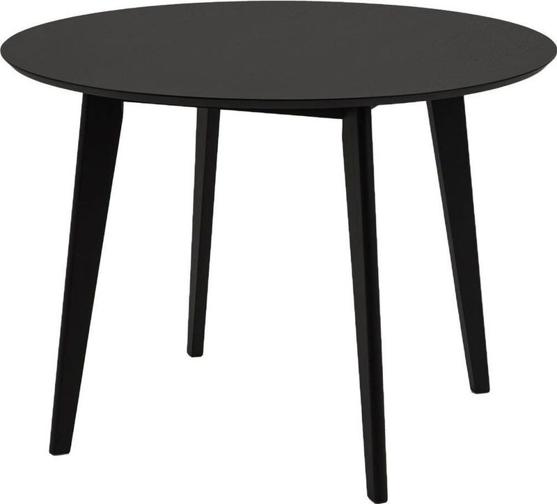 Lisomme - Jade - Eettafel - Zwart - Ronde Tafel - 105 cm Diameter
