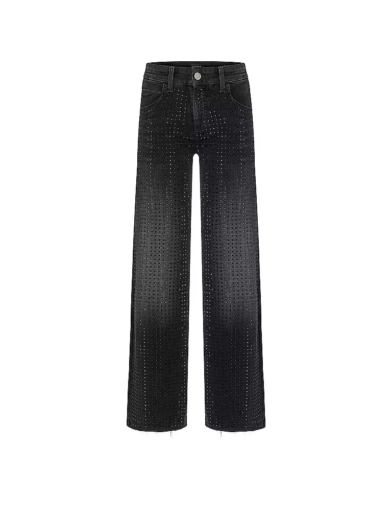 CAMBIO Jeans Wide Leg TESS schwarz