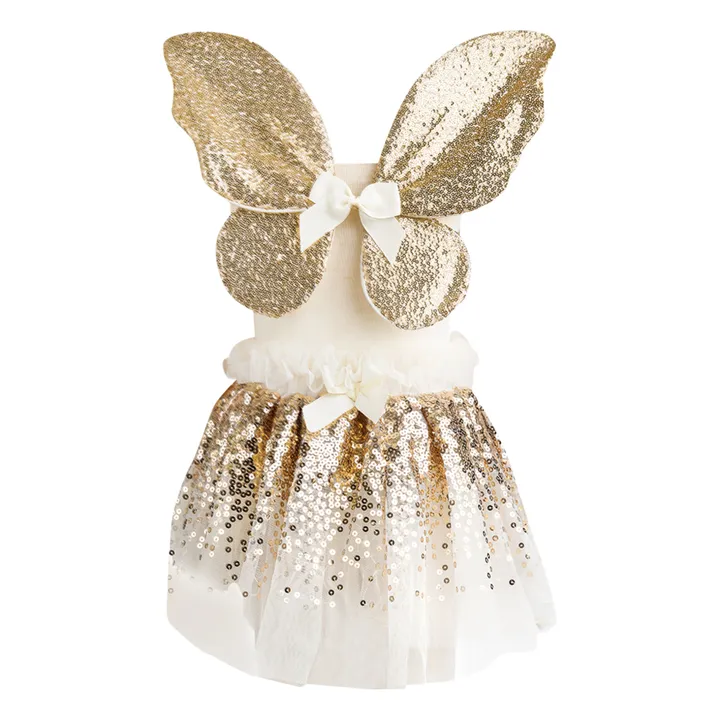 Great Pretenders Déguisement Papillon sequin | Doré
