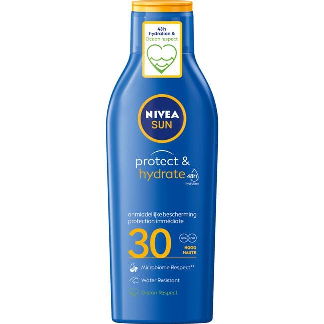 NIVEA SUN Zonnebrand Protect & Hydrate Zonnemelk SPF 30 200 ML