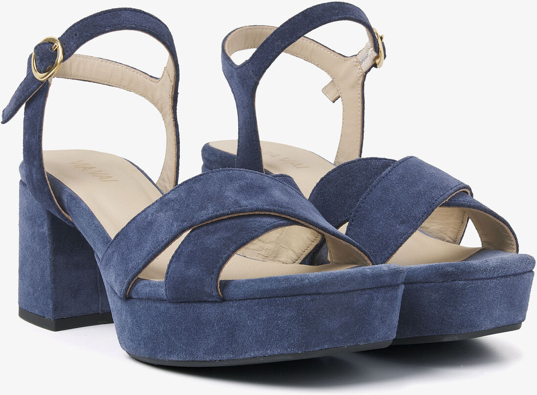 VIA VAI blauwe via vai sandalen cassia six