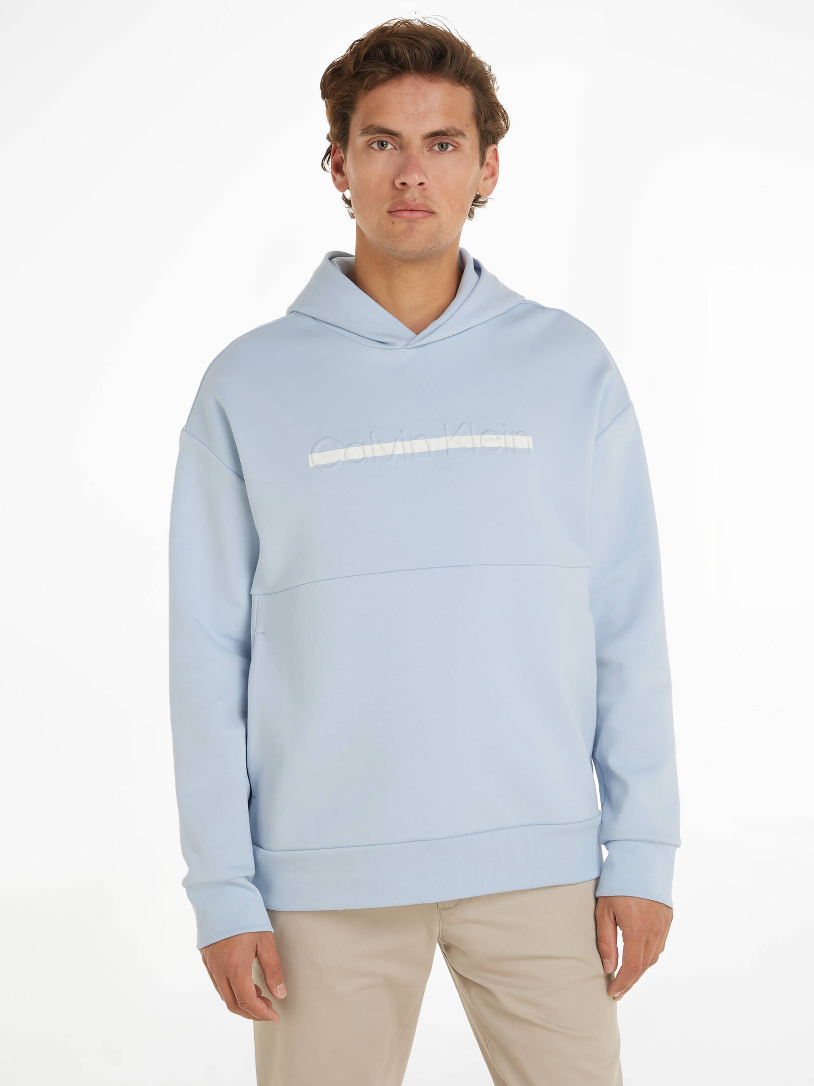 CALVIN KLEIN| Herren Sweatshirt COLOR EMBOSSED LOGO HOODIE