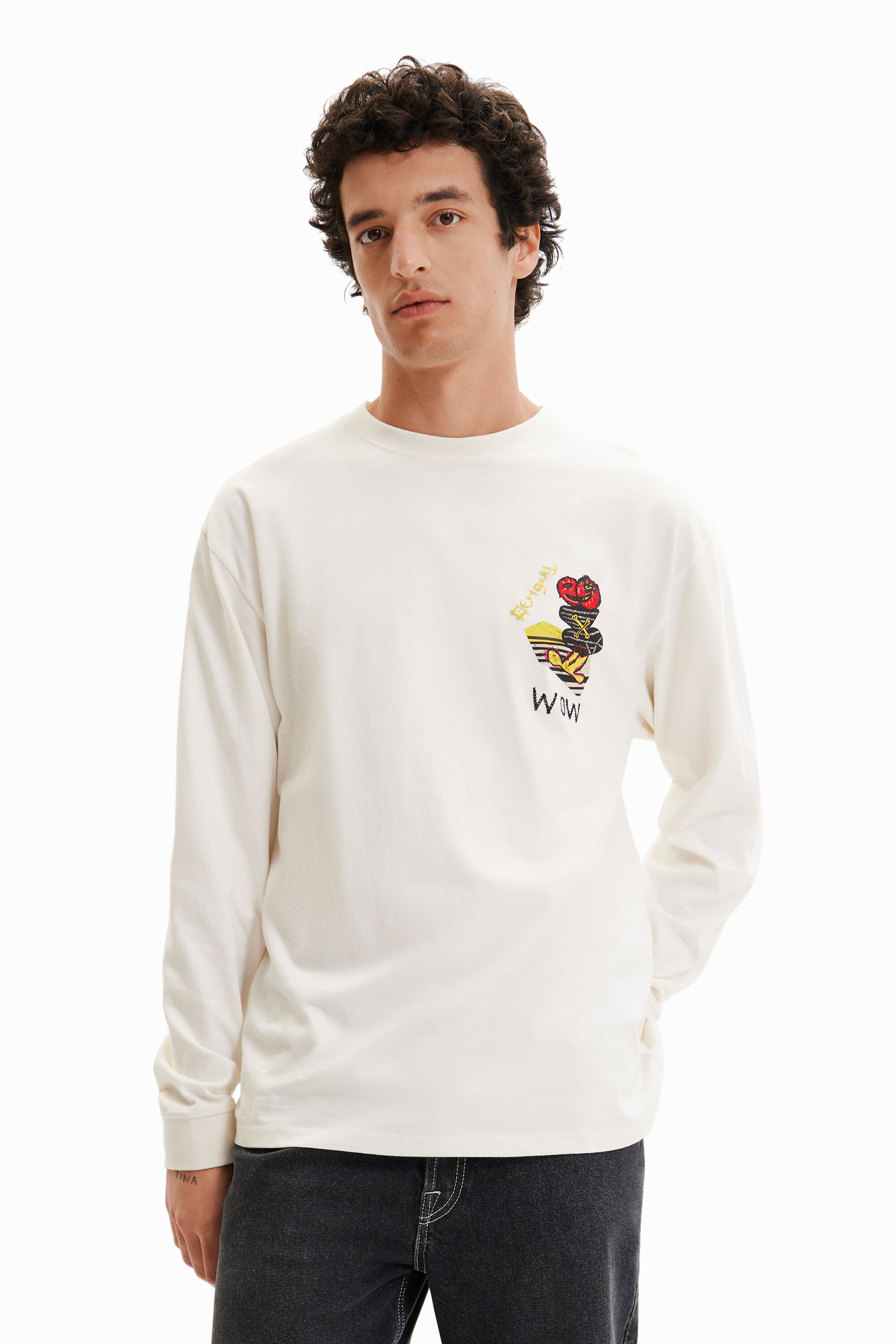 T-shirt manches longues dessin