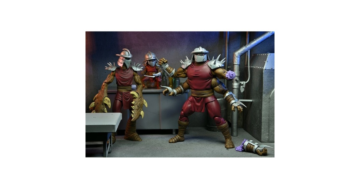 NecaTMNT: Mirage Comics - Shredder Clone & Mini Shredder Deluxe 7 inch Action Figure speelfiguur