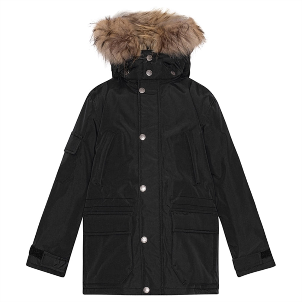 Nordic Jakke m. Pels Black - Ver De Terre