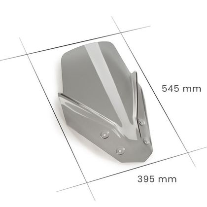 Bulle Puig TOURING (+ 8 cm) - Gris