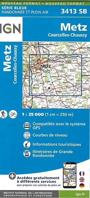IGN - 3413 SB METZ 1 25 000