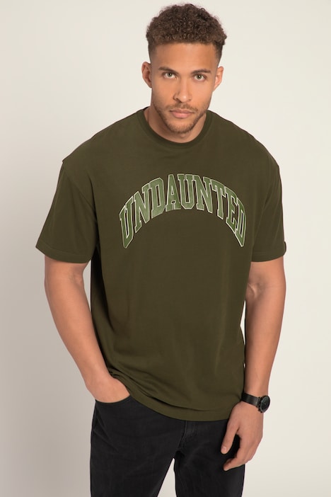 STHUGE T-Shirt, Halbarm, oversized, College-Print, bis 8 XL