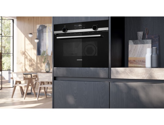 SIEMENS - Micro ondes Combiné CM585AGS1, iQ500, combine compact, 44 litres