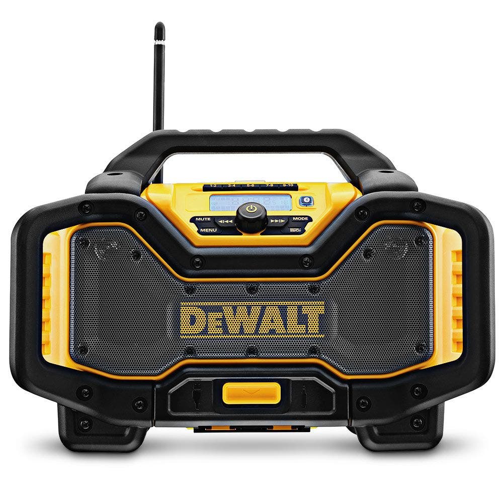 Carregador de rádio para canteiro de obras DEWALT 18V/54V com Bluetooth DCR027-XE