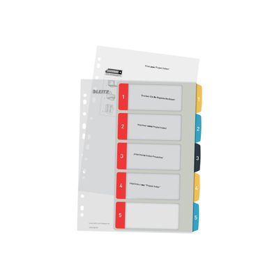 Leitz Cosy - Intercalaire 5 positions - couleurs assorties