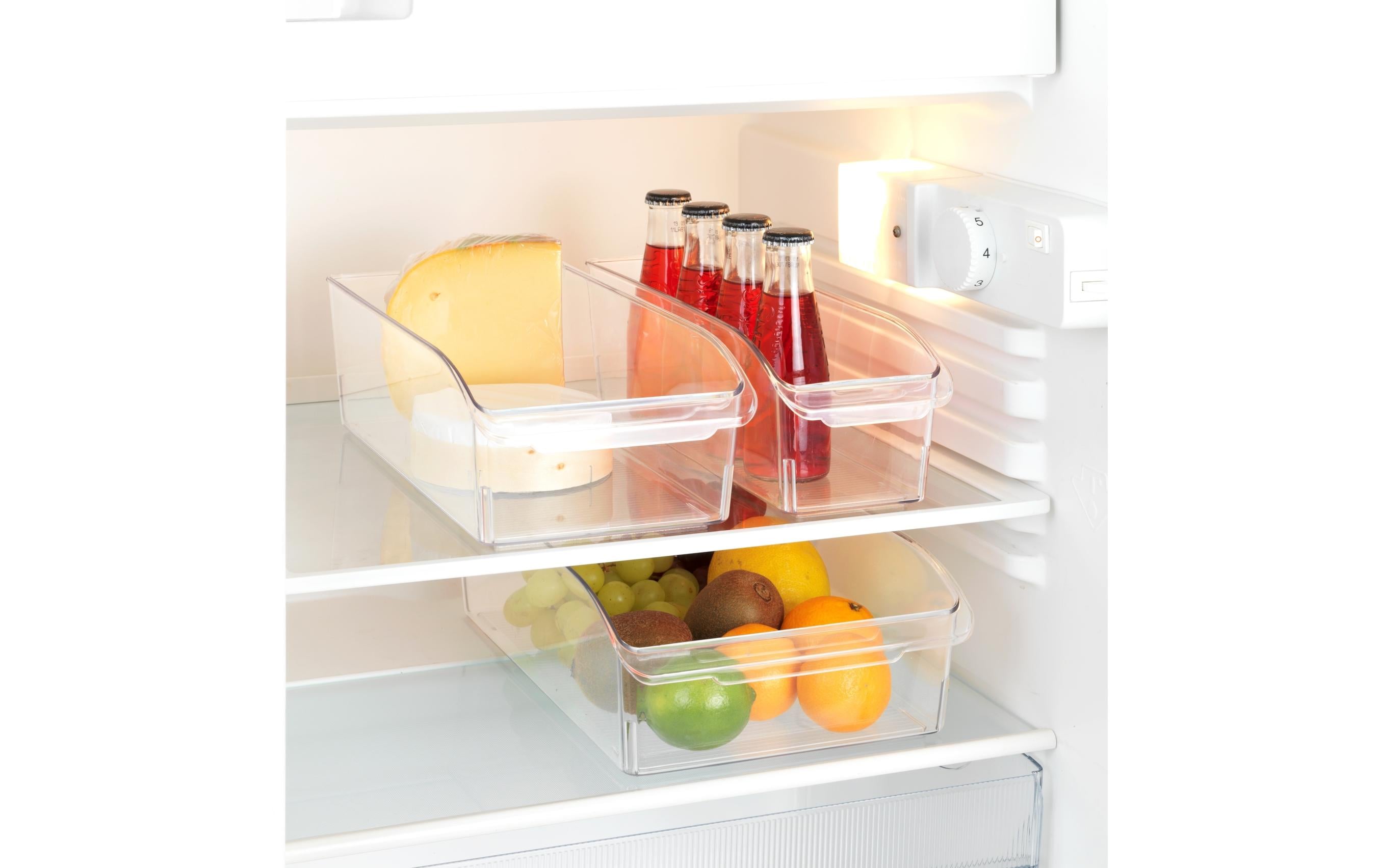 Kühlschrankorganizer L TransparentAufbewahrungsbox für den Kühlschrank
