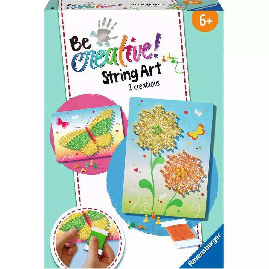 Ravensburger BeCreative String Art Butterflies bunt
