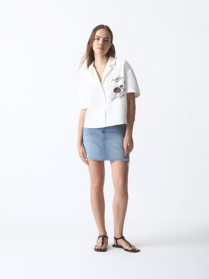 Camisa Mafalda - Branca