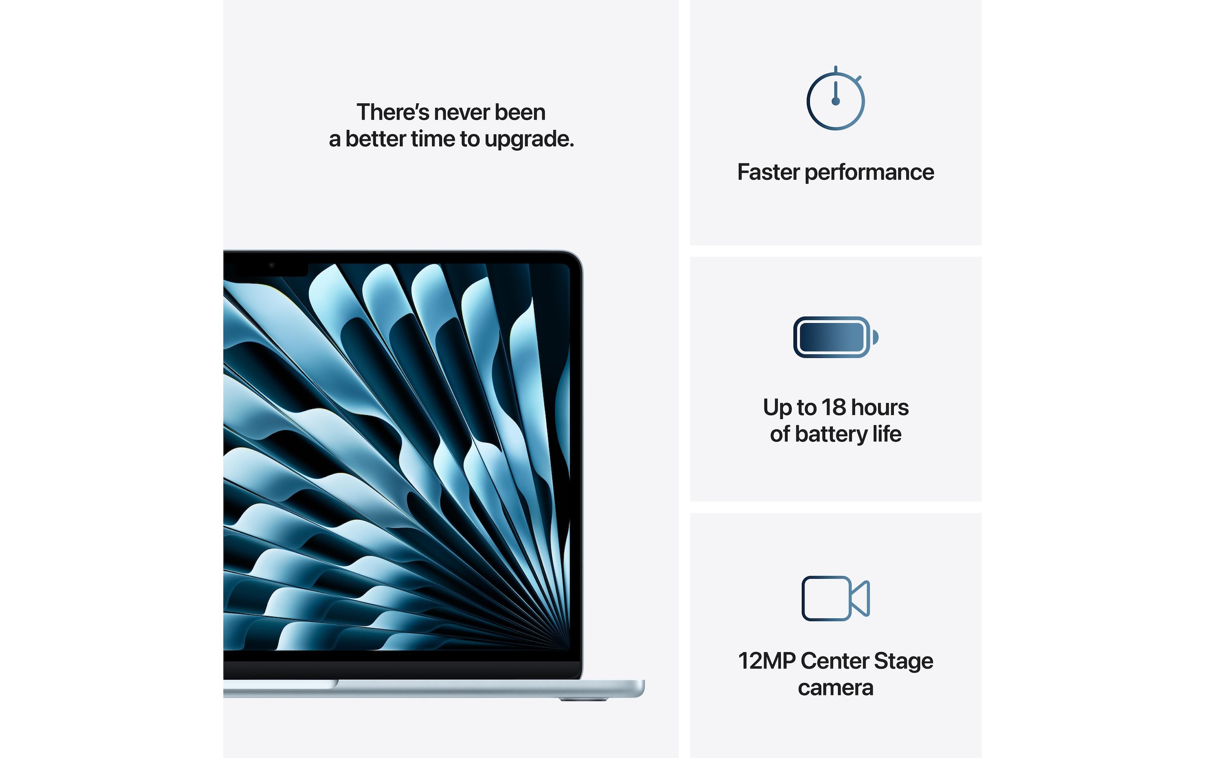 Apple Notebook »Air 13 2025 M4 10C GPU / 16 GB / 512 GB Sky Blue«