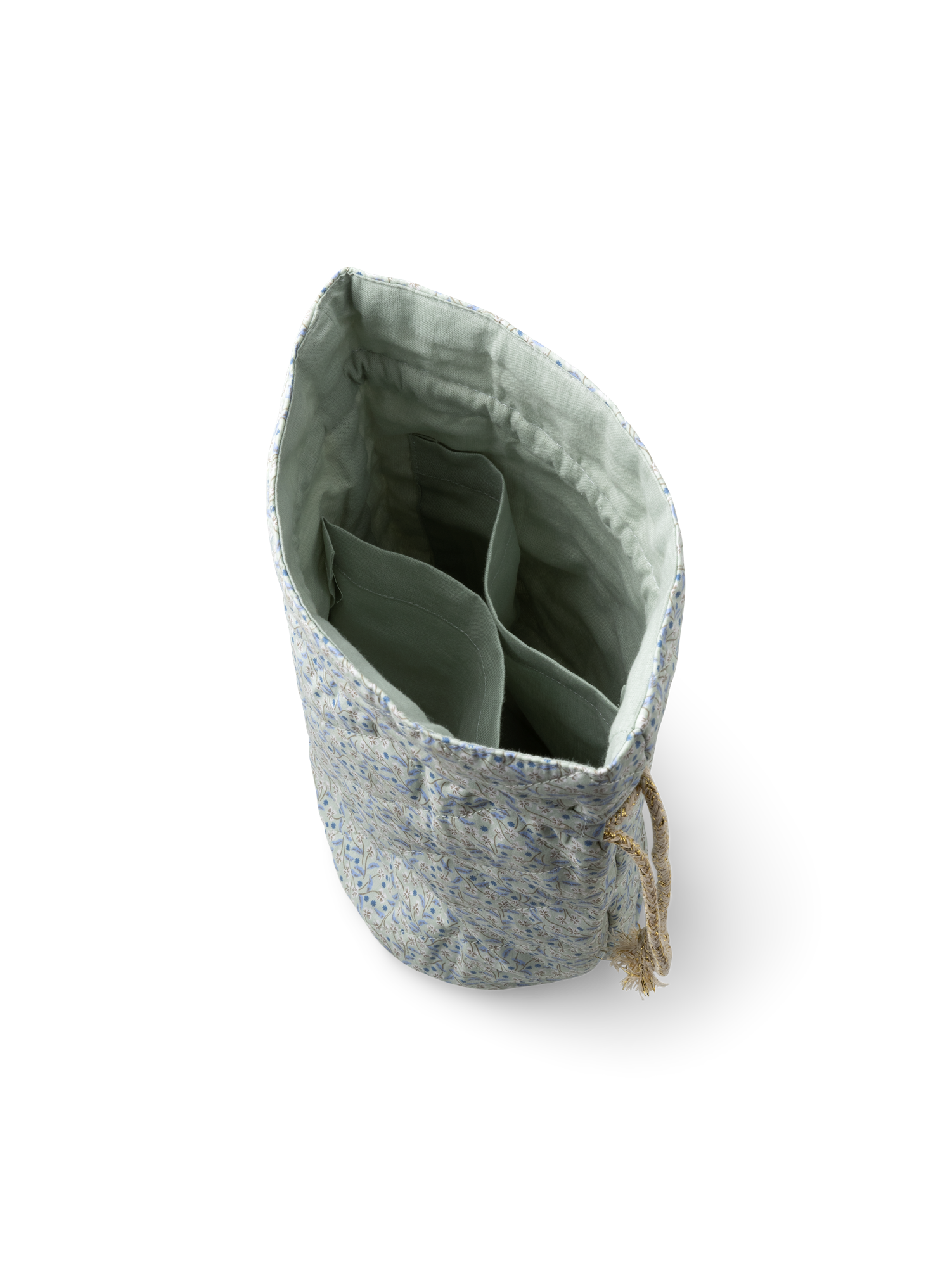 Toilettaske | Økologisk bomuld/polyester. 30 x 17 cm. | Dusty Green