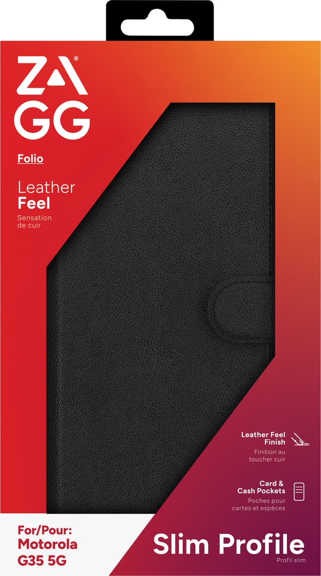 Zagg Motorola G35 5G pungetui (sort)