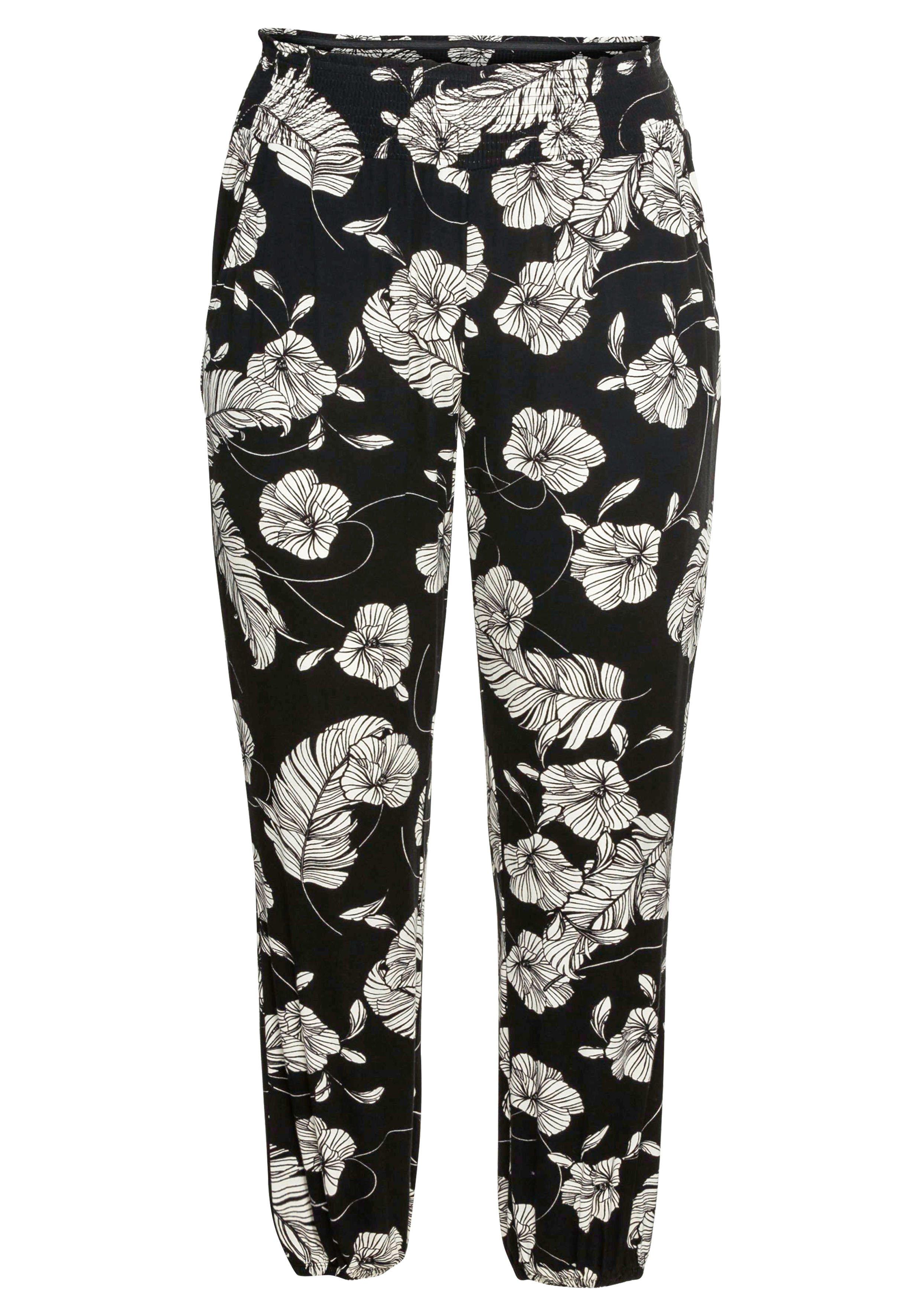 Jerseyhose im Joggpants-Stil, mit Alloverprint