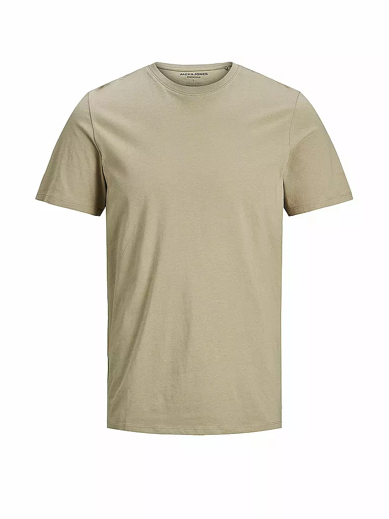 JACK & JONES T-Shirt JJEORGANIC beige