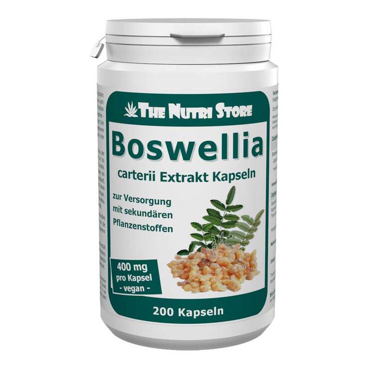Boswellia Carterii 400 mg Extrakt veget. Kapseln, 200 St