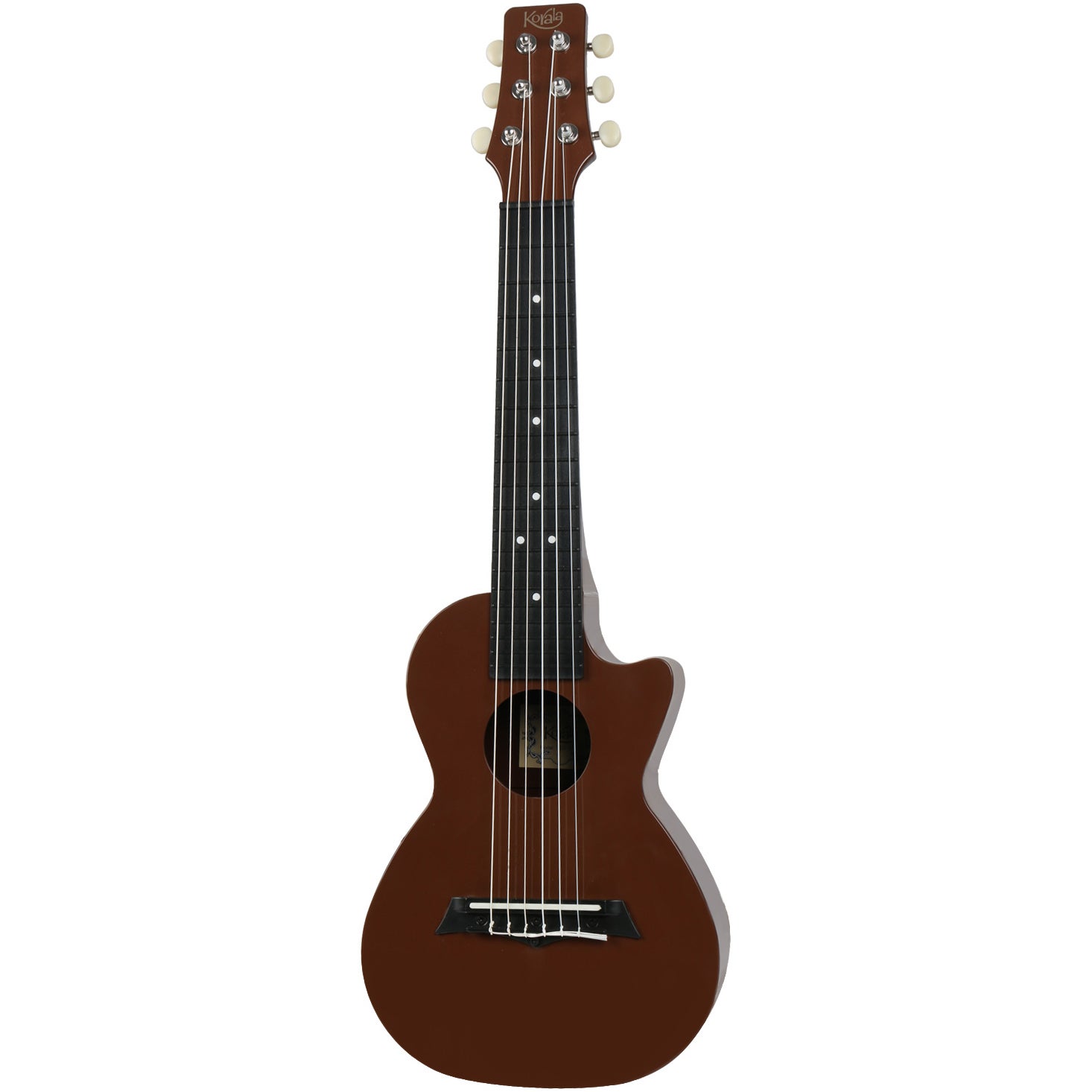 Korala PUG-40-DBR polycarbonaat guitarlele bruin