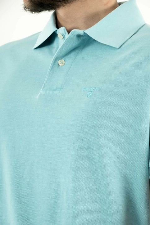 polos barbour mml1127 aq12 aqua marine