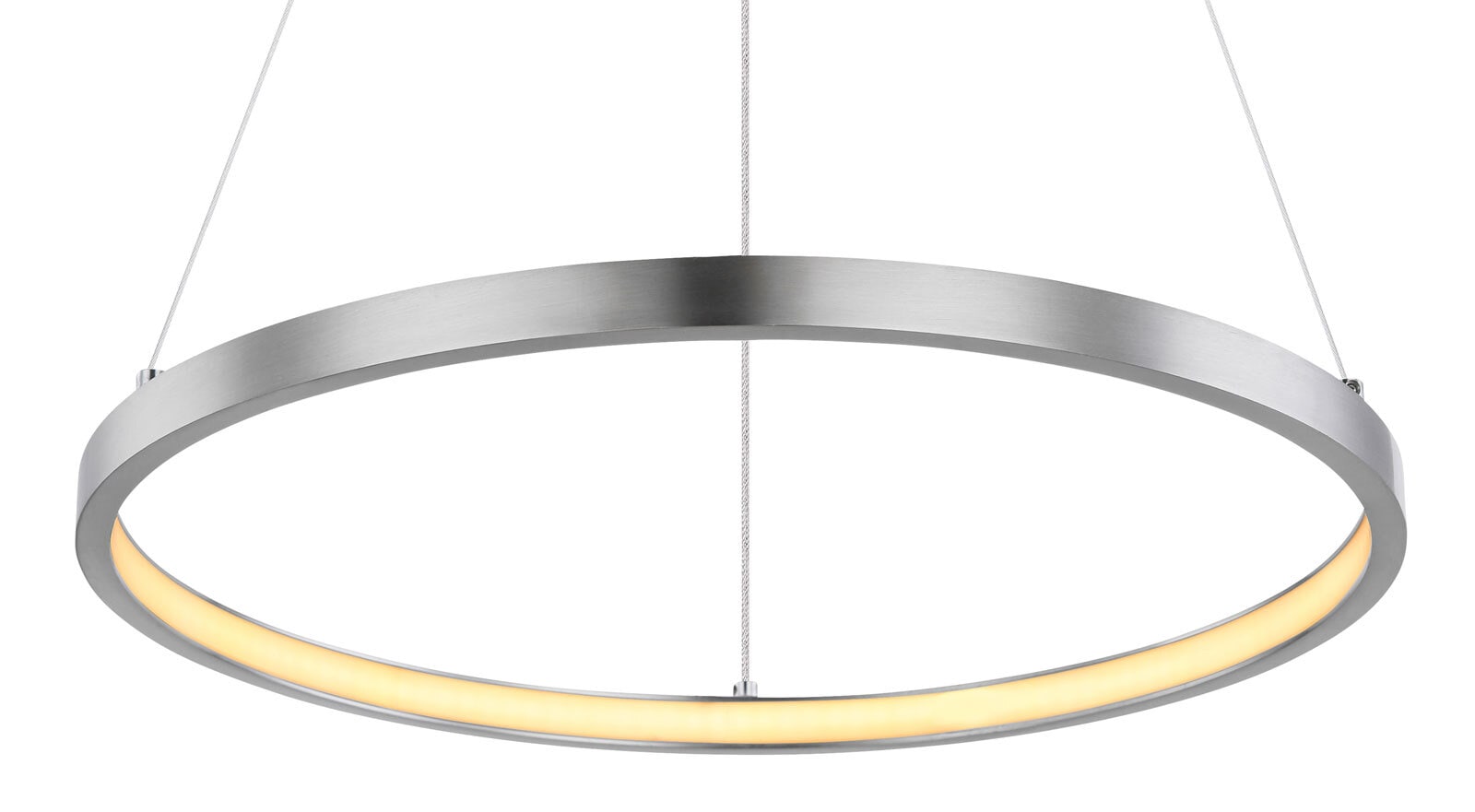 Ralph Pendellampe silberfarben, goldfarben, D/H: 38,5 x 120 cm, Metall, Kunststoff