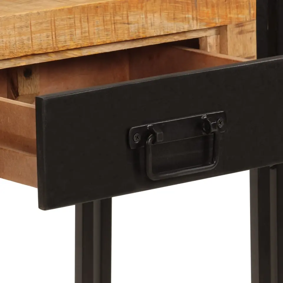 vidaXL - Wandtafel - Zwart - Hout