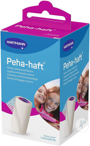 Hartmann Peha Haft Selfcare Bande De Fixation Cohesive 8cm x 4m 1 Pièce