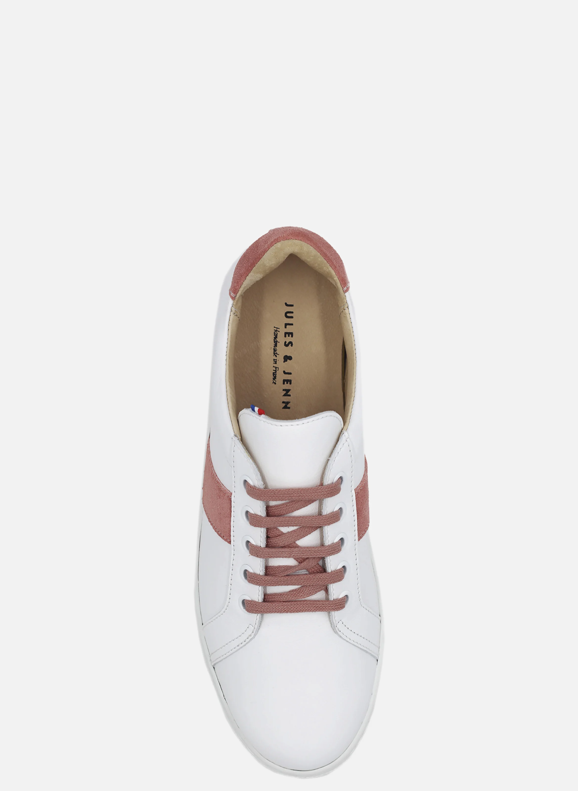 Baskets mif cuir | Blanc