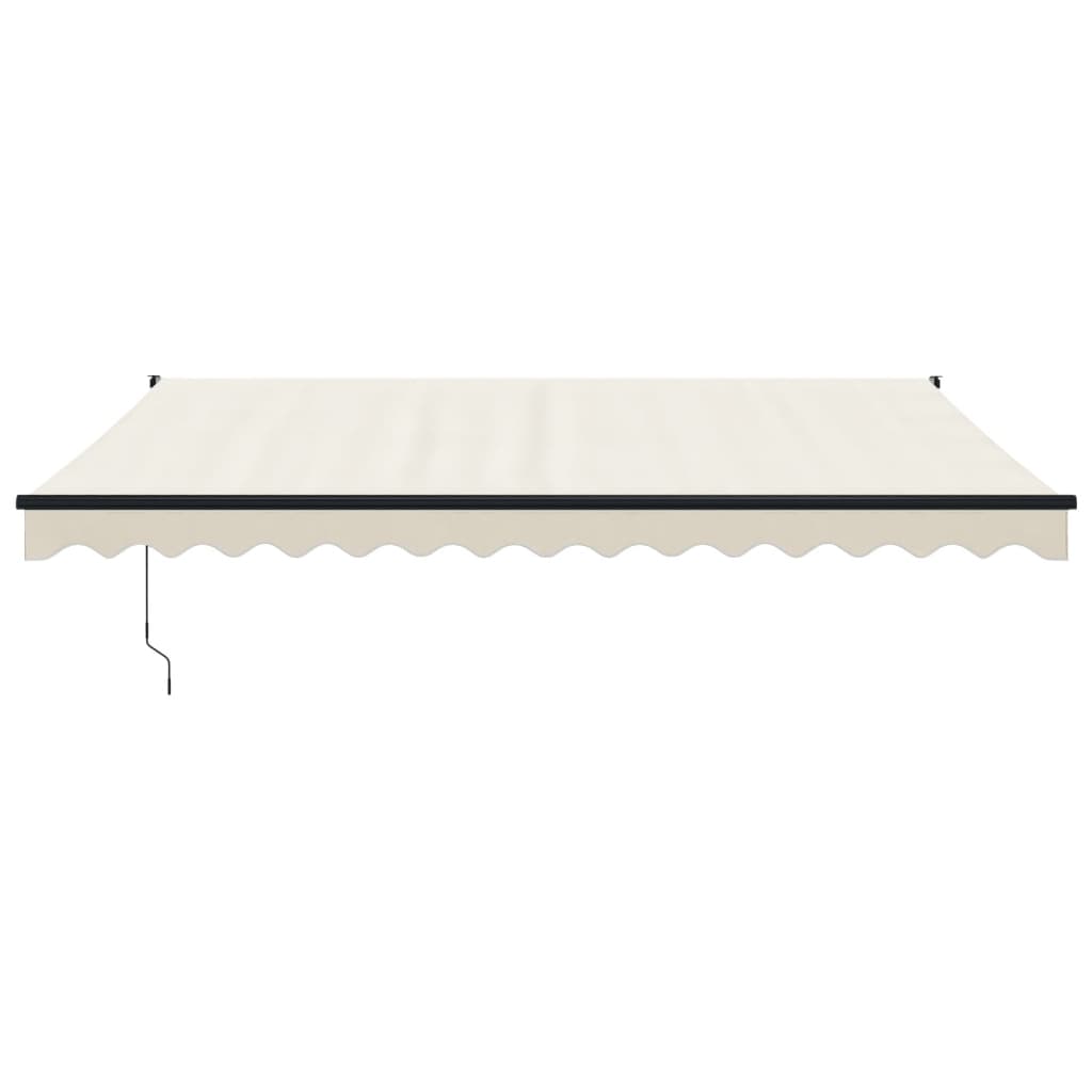 Auvent rétractable automatique crème 4,5x3 m