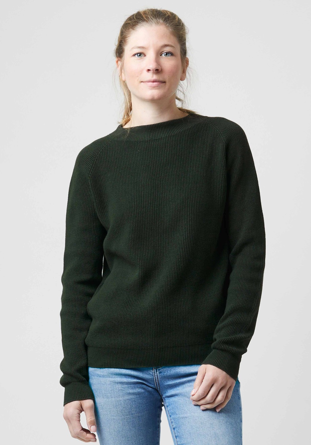 WE ARE ZRCL Damen-Strickpullover Alma Swiss Edition Dark Green