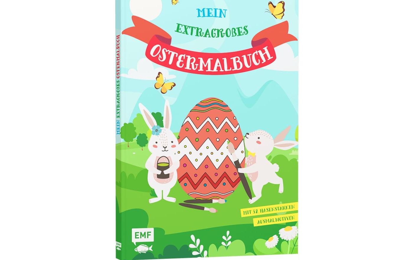 Malbuch Mein extragrosses Ostermalbuch 1 Stück, MehrfarbigOster-Malbuch