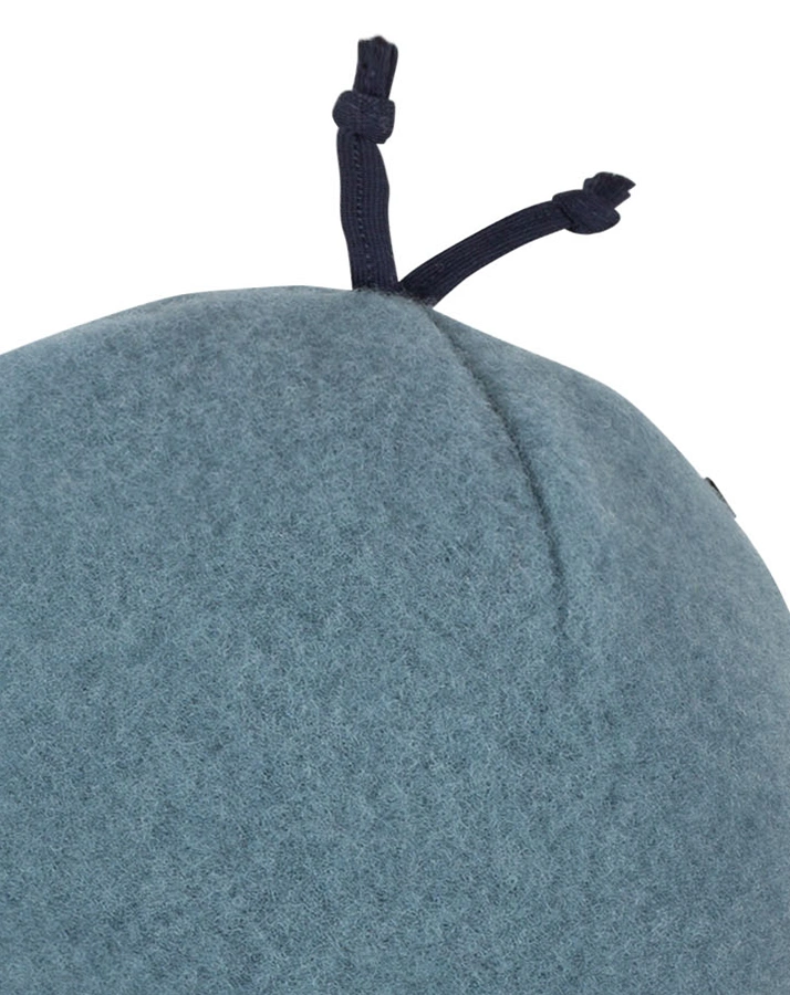 Wollfleece-Bindemütze CUDDLE in storm blue