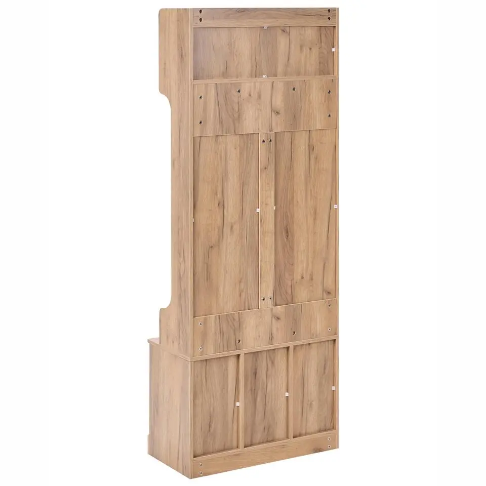 GINDAGAI - Schoenenkast - Lichtbruin - Hout