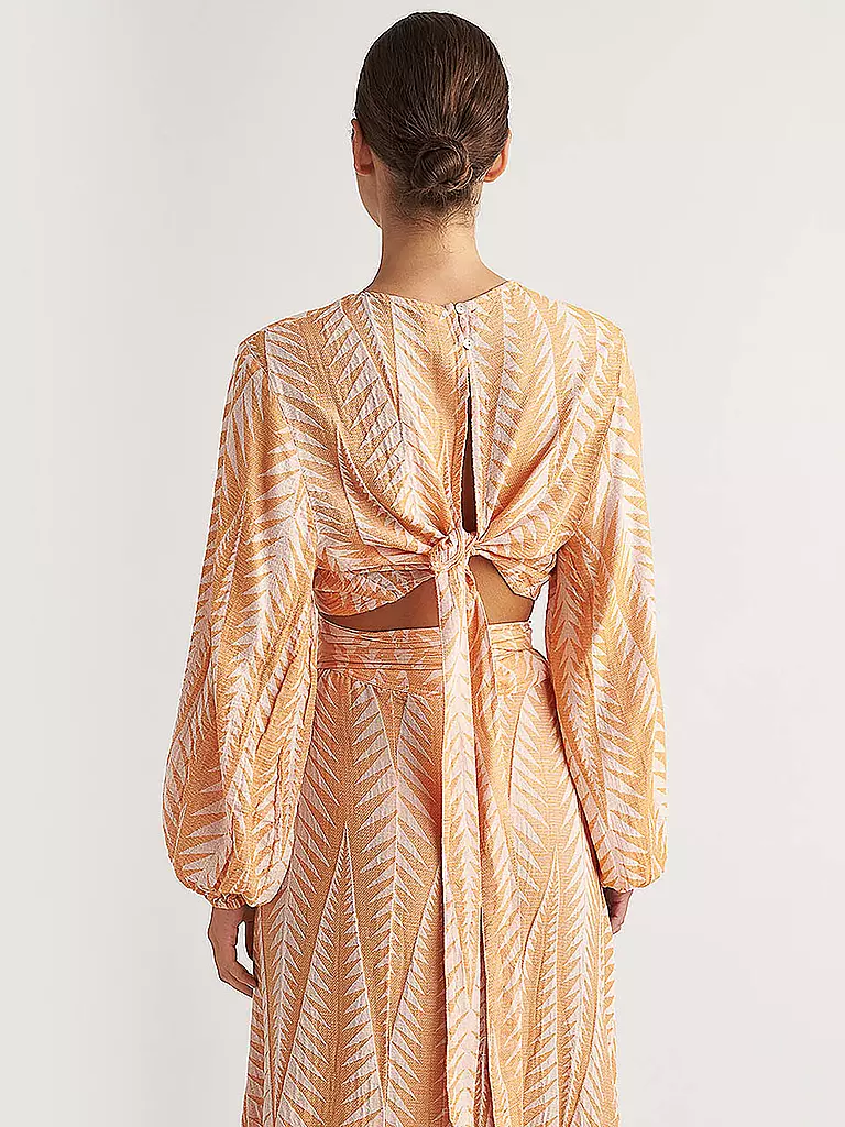 PEARL & CAVIAR Top ZAKAR orange