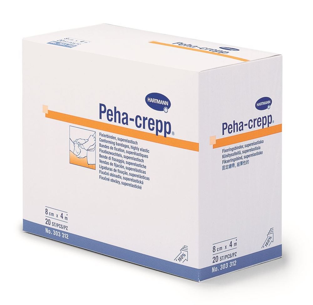 Peha Kreppbinde 4mx6cm weiss 20 Stk
