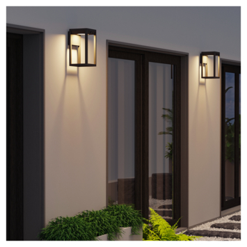 solar wandlamp Lugo 600 lumen met dag/nacht- en bewegingssensor