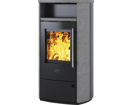 Firefix Milan natuursteengrijs houtkachel 6 kW
