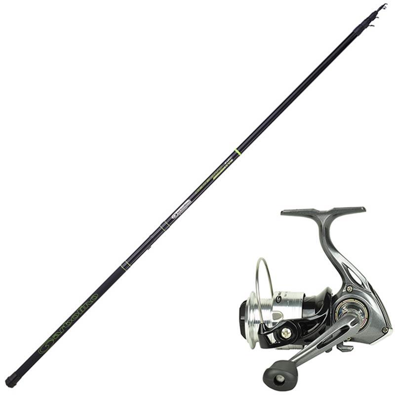 Ensemble Téléréglable Garbolino Serenity Rc + Moulinet Strike Trout 081Fd
