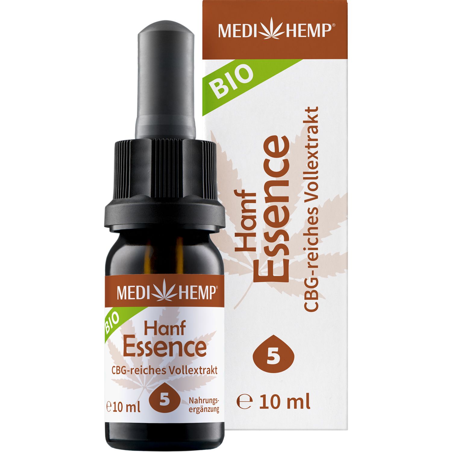 MEDIHEMP Bio Hanf Essence 5 % - 500mg CBG