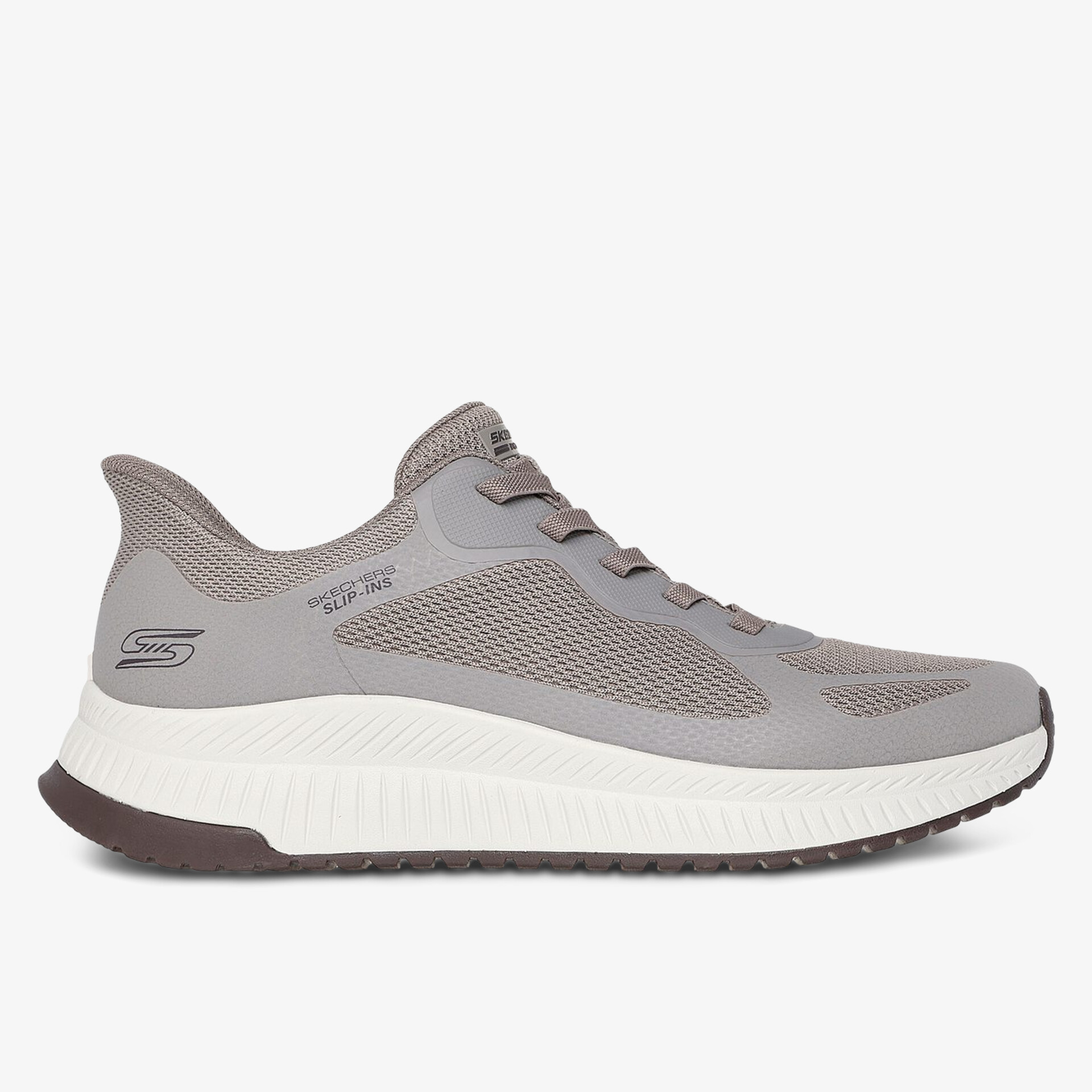 SKECHERS BOBS Squad 4 Slip Ins Herren Sneaker Low beige