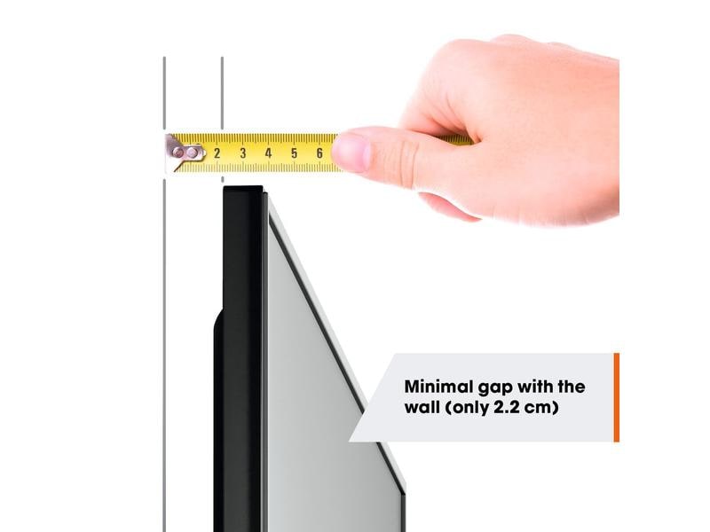 Vogel's Wandhalterung TVM 3605 Schwarz Flache TV-Wandhalterung – Ihr Fernseher, gesichert mit Stil