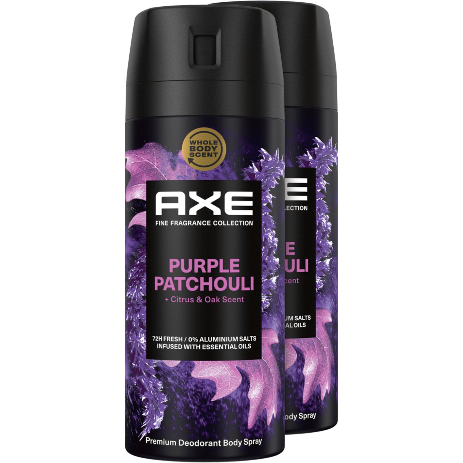 Axe Deo Purple Patchouli 2 x 150 ml