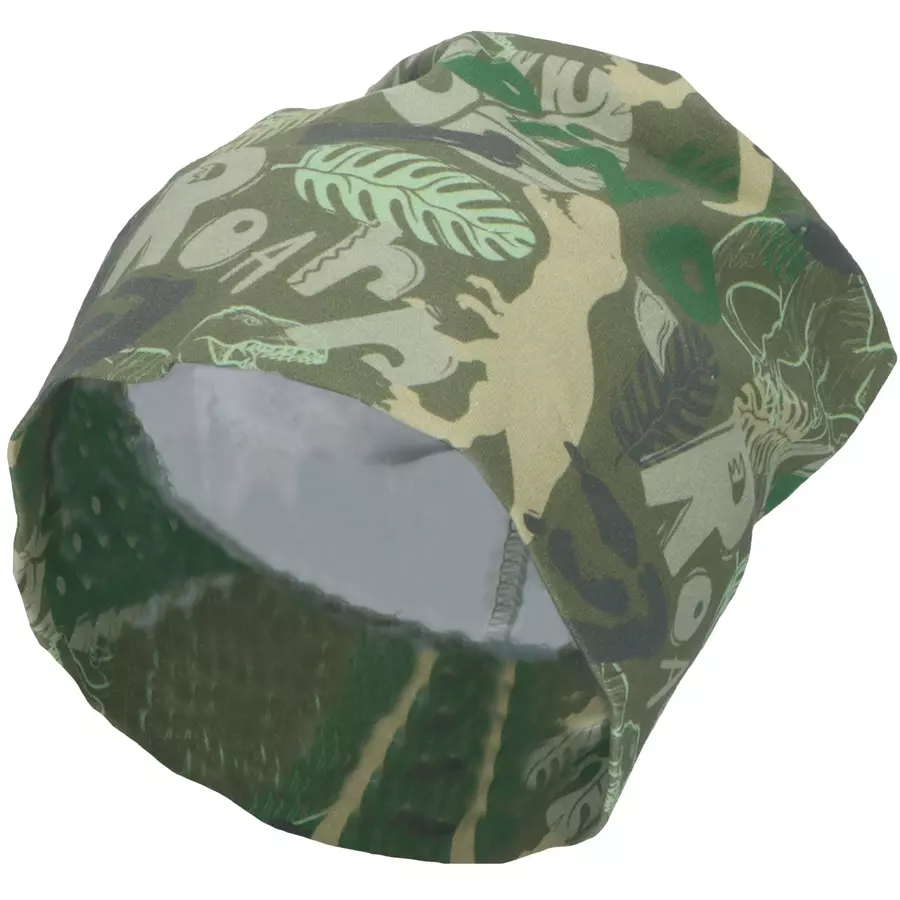 Sterntaler Slouch-Beanie Dinosaurier dunkelgrün